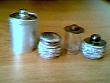 tins and bottles