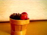 basket from wooden chip