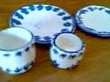 plates and pots from air drying clay