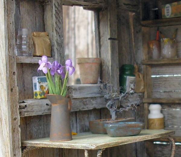 cabane de jardin au 1/12