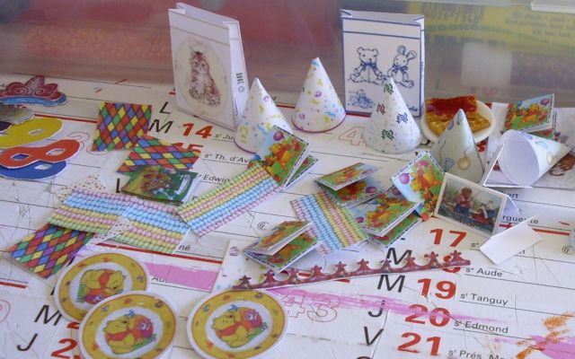 miniature birthday party