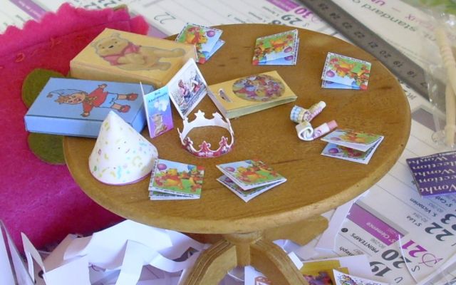 miniature birthday party